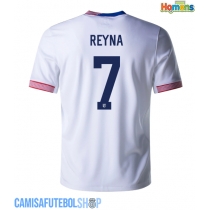 Camisa de time de futebol Estados Unidos Giovanni Reyna #7 Replicas 1º Equipamento Copa America 2024 Manga Curta